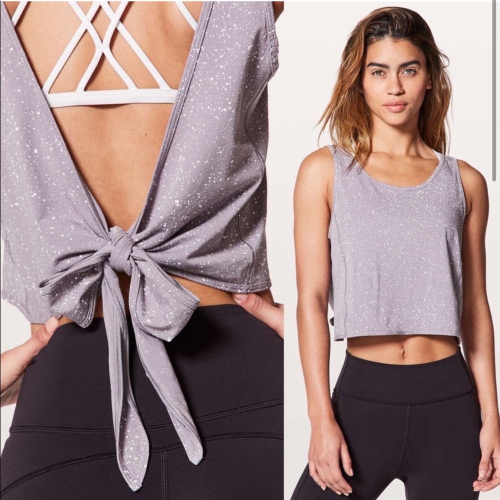 LULULEMON It’s a Tie Tank Mauve small